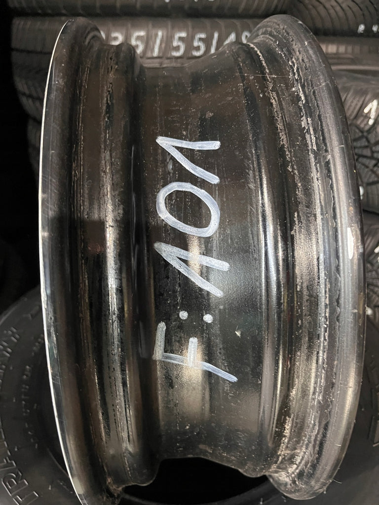1x Alufelge 15 Zoll 5.0" 4x100 39ET Glanz Schwarz 426110DJ10 Toyota Aygo FEL5010872398wi