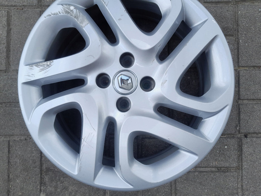 1x Alufelge 17 Zoll 6.5" 4x100 40ET Glanz Renault Captur Rim Wheel FEL5680222699pw