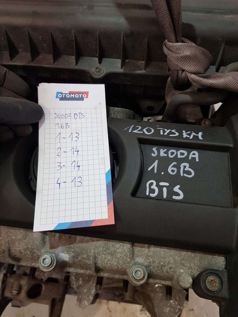 Motor Audi Seat Skoda VW I BTS 1.6 105PS 77kW 120TKm 2006 Benzin Engine Komplett