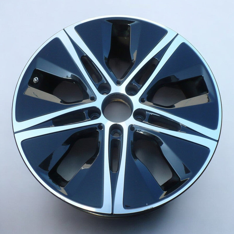 1x Alufelge 18 Zoll 7.5" 5x112 44ET Glanz Schwarz A2054018200 Mercedes-Benz A205