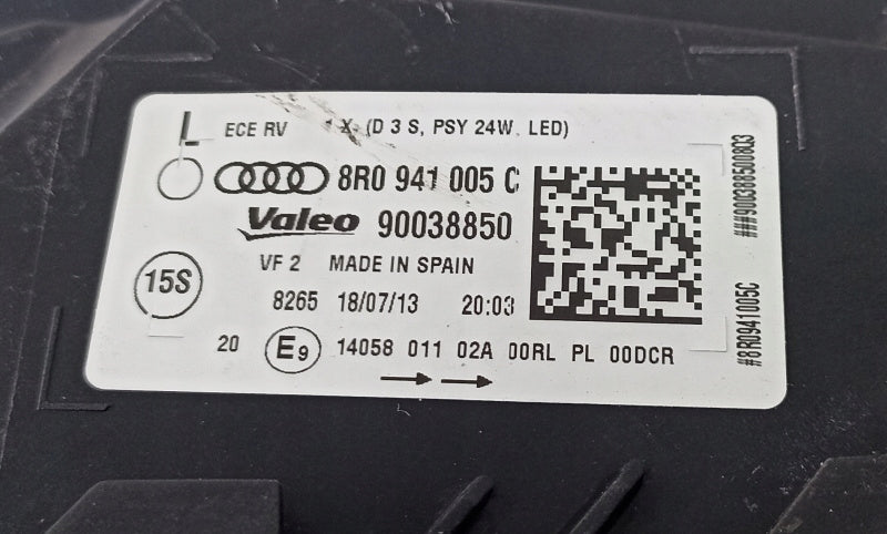 Frontscheinwerfer Audi Q5 8R0941005C Links Scheinwerfer Headlight SCH2954397486ws