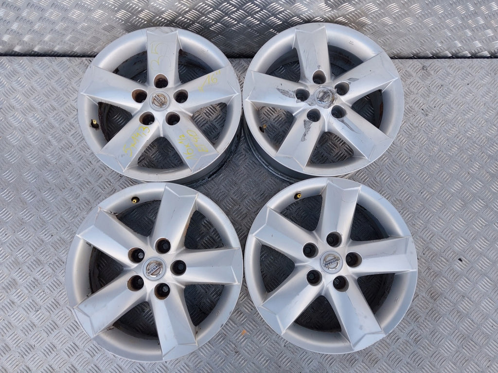 4x Alufelge 16 Zoll 6.5" 5x114.3 40ET N31601 Nissan Qashqai I J10 Rim Wheel FEL7954472145jw