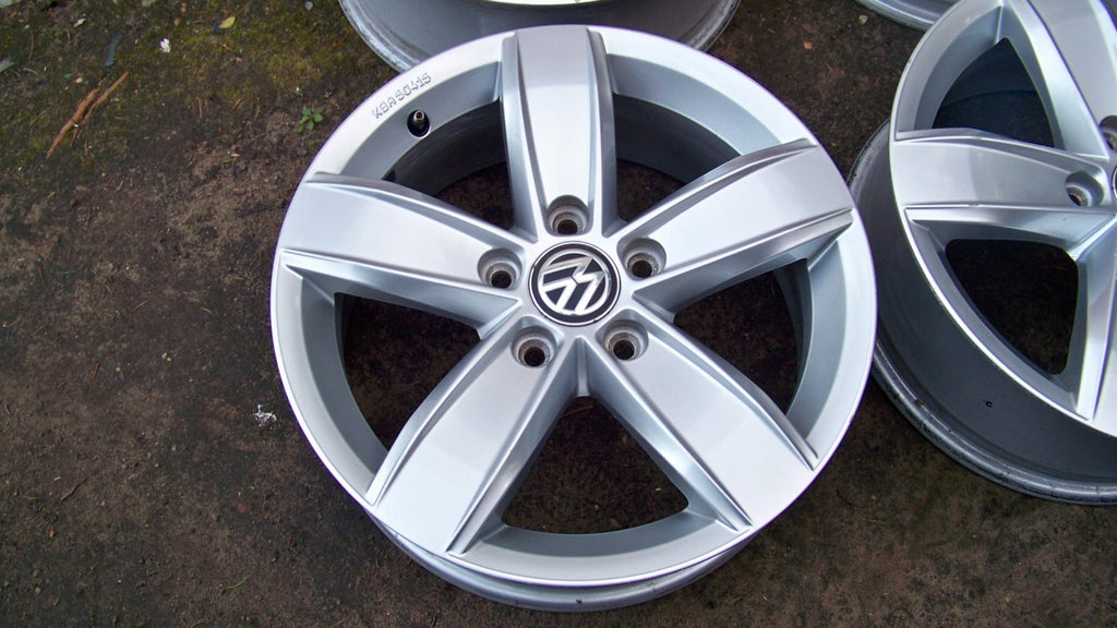 4x Alufelge 16 Zoll 6.0" 5x112 43ET Glanz Silber 2GA071496A VW T-Roc Rim Wheel FEL1155085301hq