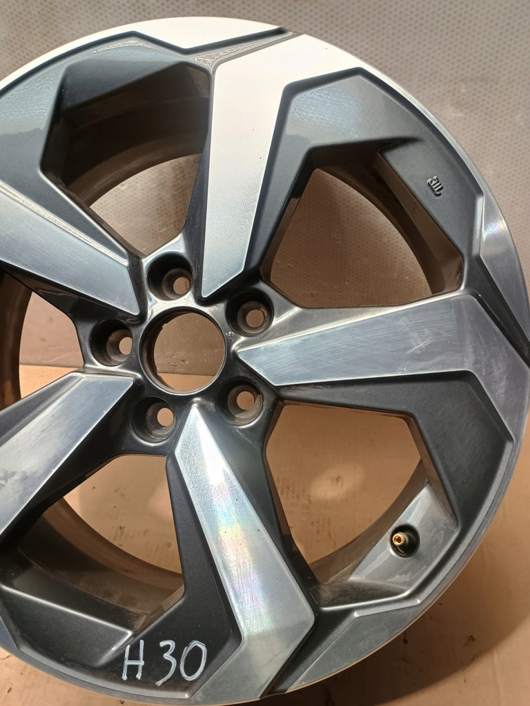 1x Alufelge 18 Zoll 7.5" 5x114.3 45ET Glanz Graphit Mg Qashqai I J12 Rim Wheel FEL6118975985wl