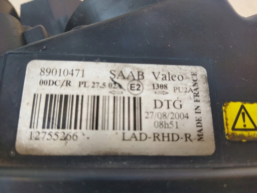 Frontscheinwerfer Saab 9-5 12755266 Rechts Scheinwerfer Headlight SCH2221759091dt
