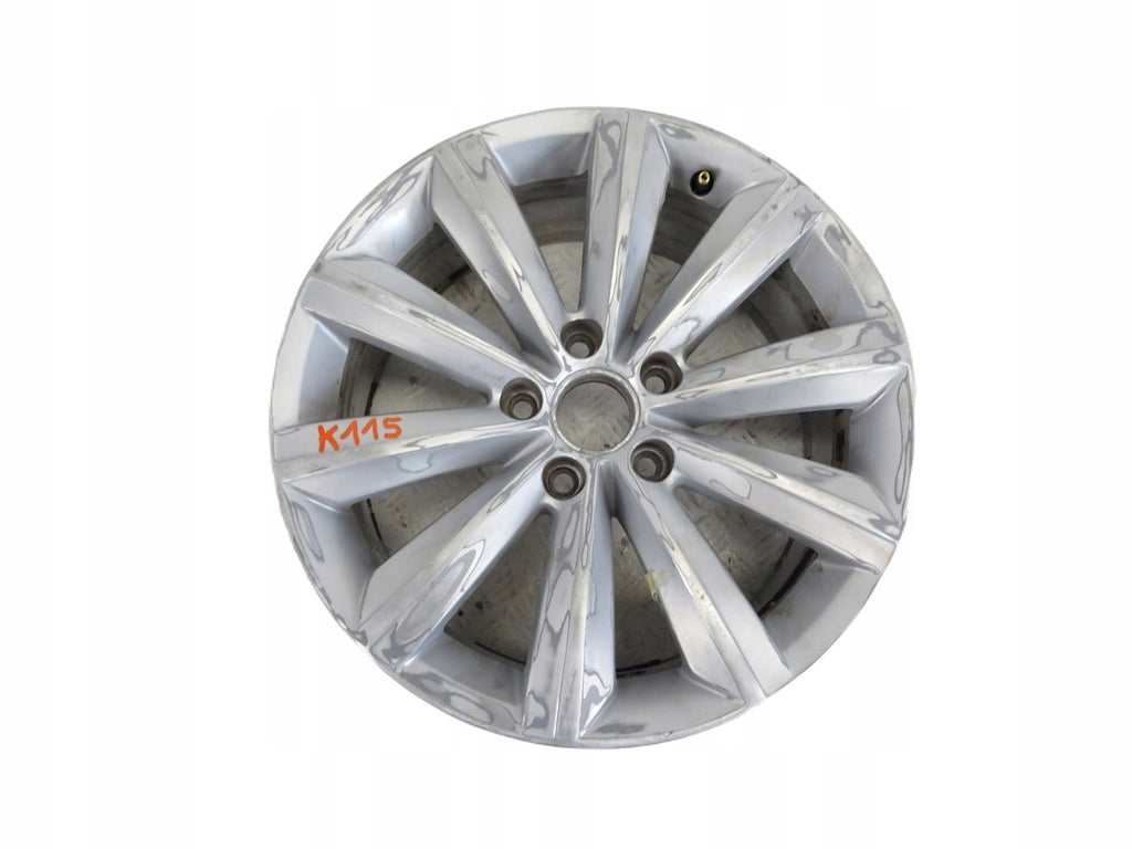 1x Alufelge 17 Zoll 7.5" 5x112 47ET AW931007GA VW Passat B7 Rim Wheel