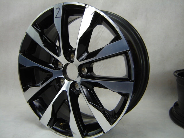 1x Alufelge 17 Zoll 7.0" 5x108 50ET Glanz Schwarz 31650337 Volvo V60 V40