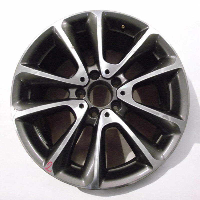 1x Alufelge 18 Zoll 8.0" 5x112 43ET Glanz 8JX18, A2134011600 Mercedes-Benz 8 Mg