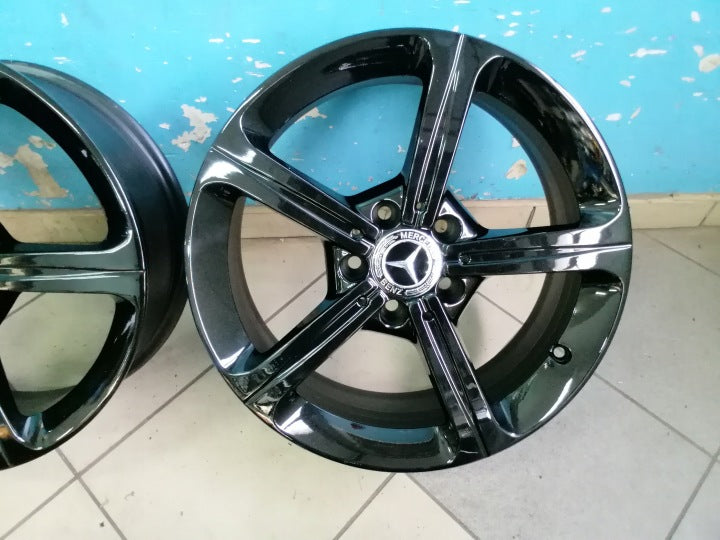 4x Alufelge 17 Zoll 6.5" 5x112 44ET A1774011200 Mercedes-Benz Rim Wheel FEL1200339059hr
