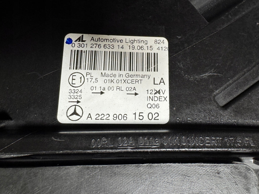 Frontscheinwerfer Mercedes-Benz W222 2229061502 Xenon Links Headlight SCH7243799916ik