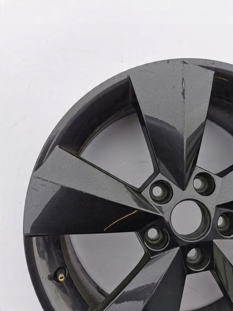 1x Alufelge 17 Zoll 6.5" 5x112 38ET Glanz Schwarz 565601025AA Skoda Kodiaq