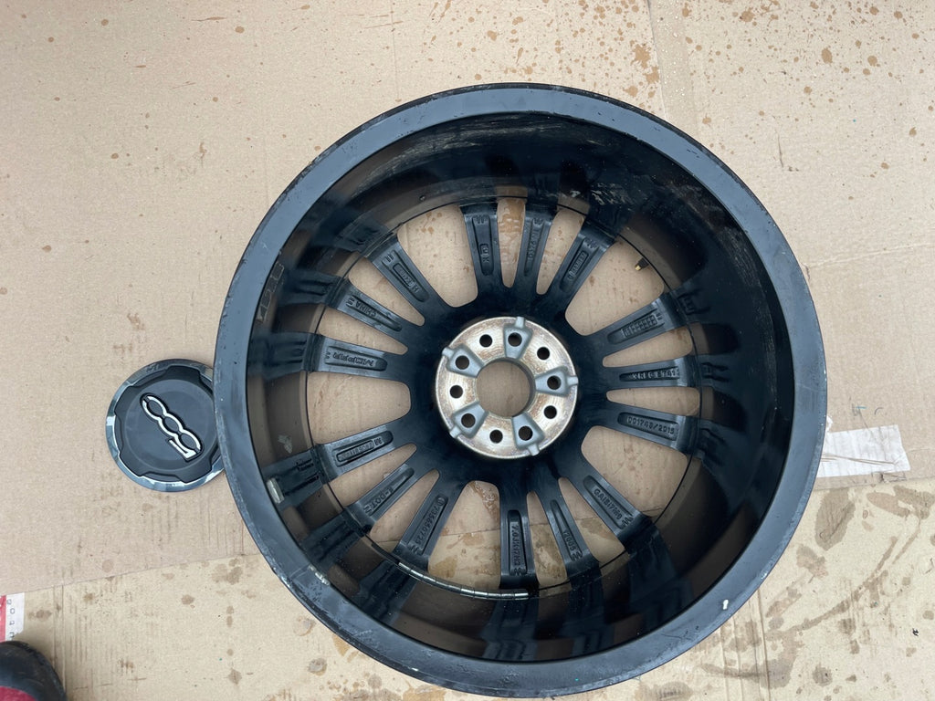1x Alufelge 17 Zoll 7.0" 5x110 41ET Glanz Schwarz 735650725 Fiat 500x Rim Wheel FEL9620995753vf