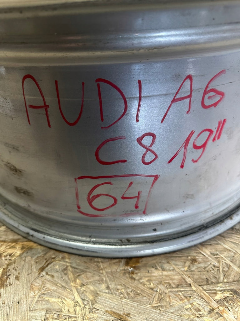 1x Alufelge 19 Zoll 8.5" 5x112 40ET Glanz Silber 4K0601025AJ Audi A6 C8 FEL3504824396xs