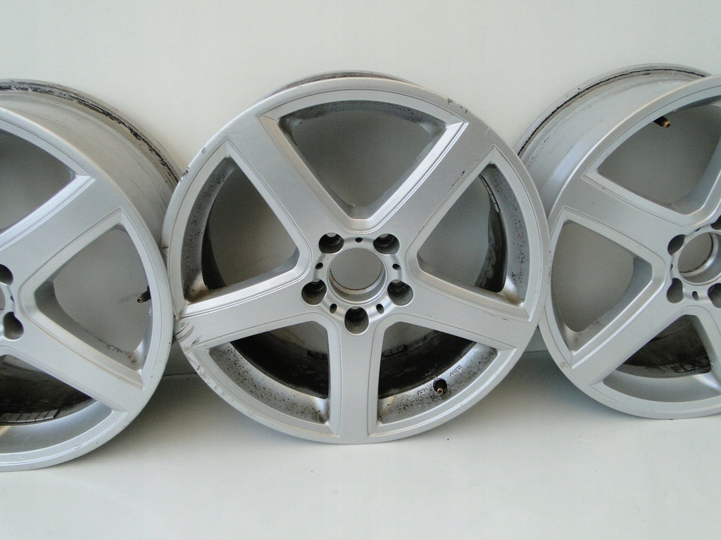 4x Alufelge 16 Zoll 7.5" 5x112 45ET Silber Mercedes-Benz Rim Wheel