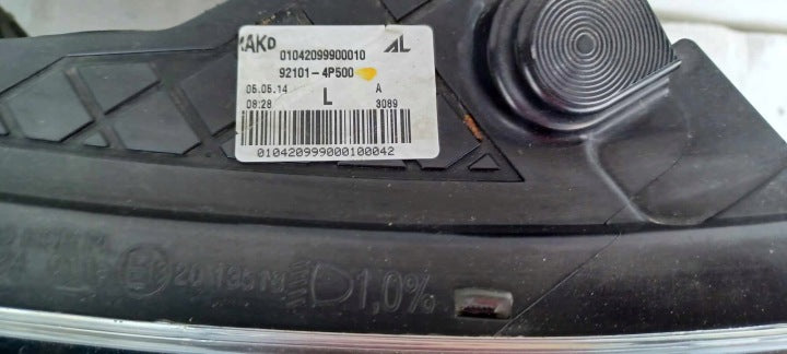 Frontscheinwerfer Hyundai I20 92101-4P500 Links Scheinwerfer Headlight SCH9377283404cq
