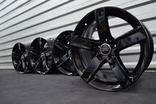 Load image into Gallery viewer, 1x Alufelge 17 Zoll 7.5&quot; 5x112 28ET Glanz Schwarz 8T0071497 Audi A4 B6 B7