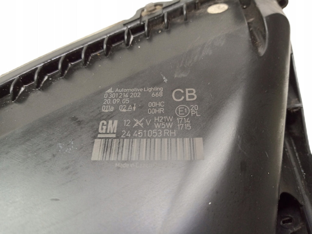 Frontscheinwerfer Opel Zafira B 0301214202 Rechts Scheinwerfer Headlight SCH4161105433ku