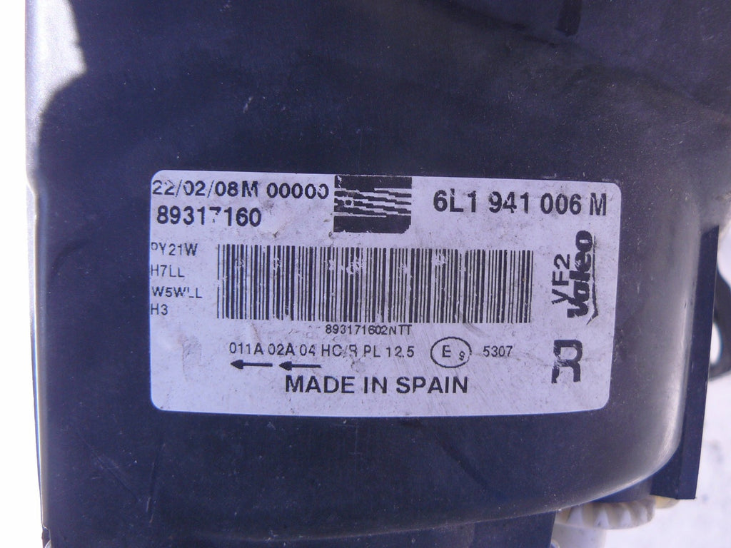 Frontscheinwerfer Seat Ibiza III 6L1941006M Rechts Scheinwerfer Headlight