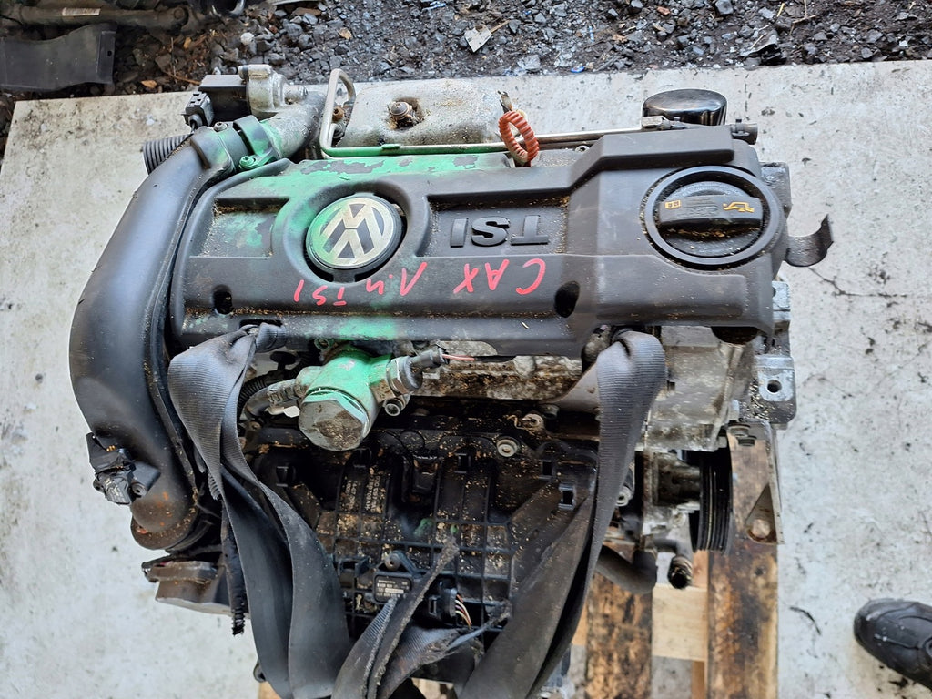 Motor Audi Seat Skoda VW CAX 1.4 TSI 150TKm Benzin Engine Unkomplett