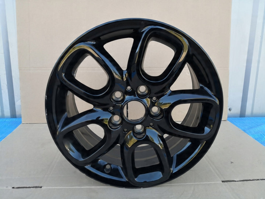 1x Alufelge 16 Zoll 7.0" 5x112 52ET Glanz Schwarz 6891824 Mini Clubman F54