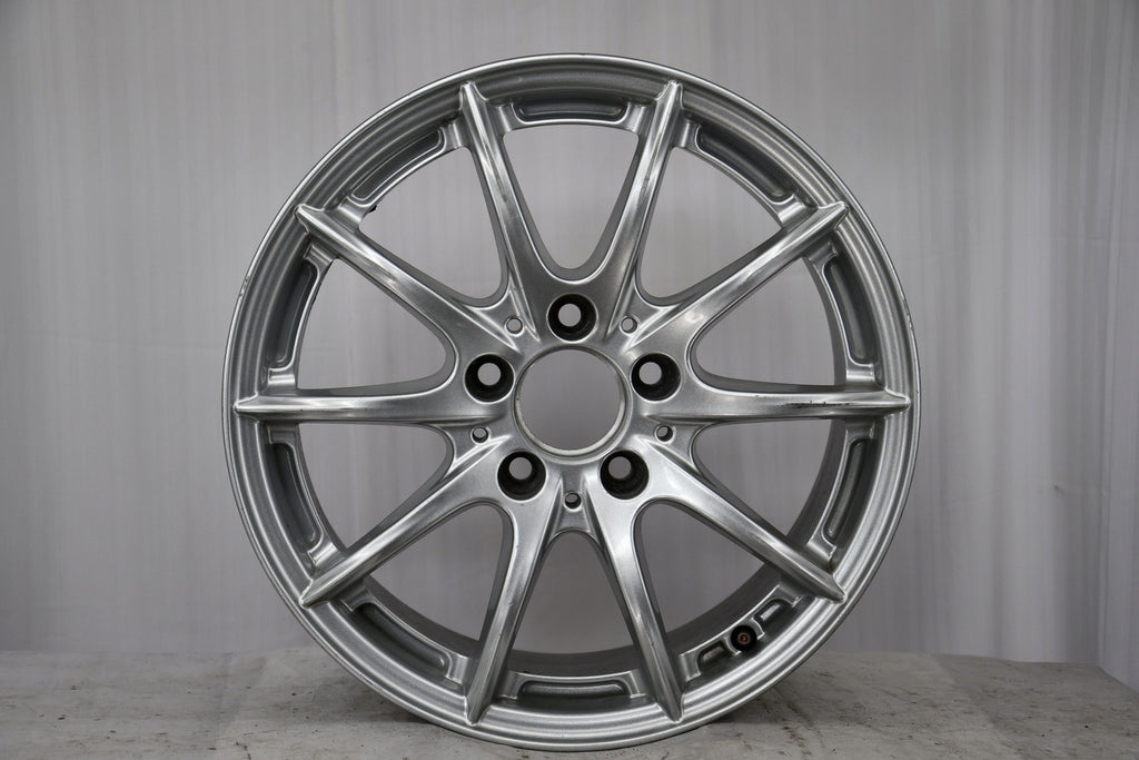 1x Alufelge 16 Zoll 7.5" 5x112 45 5ET Glanz Silber A2124014002 Mercedes-Benz