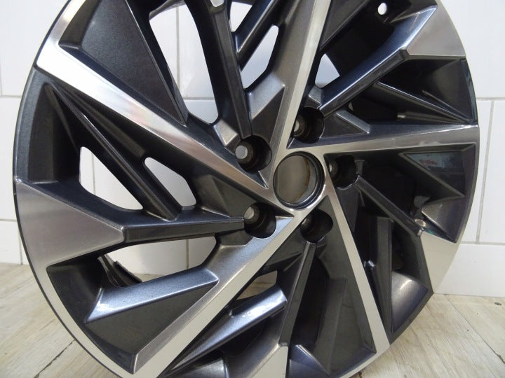 1x Alufelge 18 Zoll 7.5" 5x112 51ET Glanz Graphit 52910-N7220 Hyundai Tucson FEL1795631622ab
