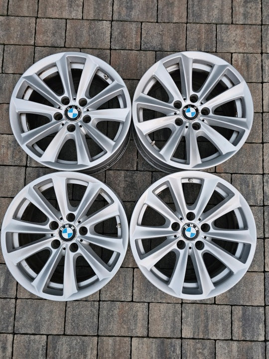 4x Alufelge 17 Zoll 8.0" 5x120 30ET Glanz Silber 6780720 BMW F11 F10 Rim Wheel FEL2364223136lz