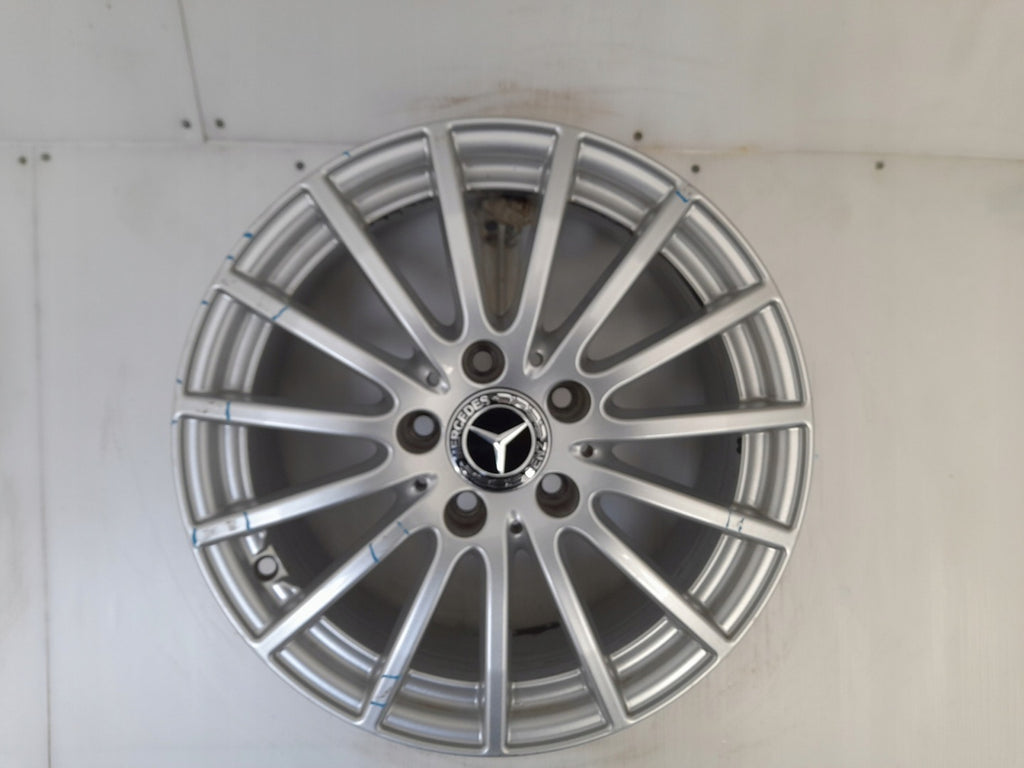 1x Alufelge 16 Zoll 6.5" 5x112 38ET Glanz Silber A2054012502 Mercedes-Benz FEL9393154138fm