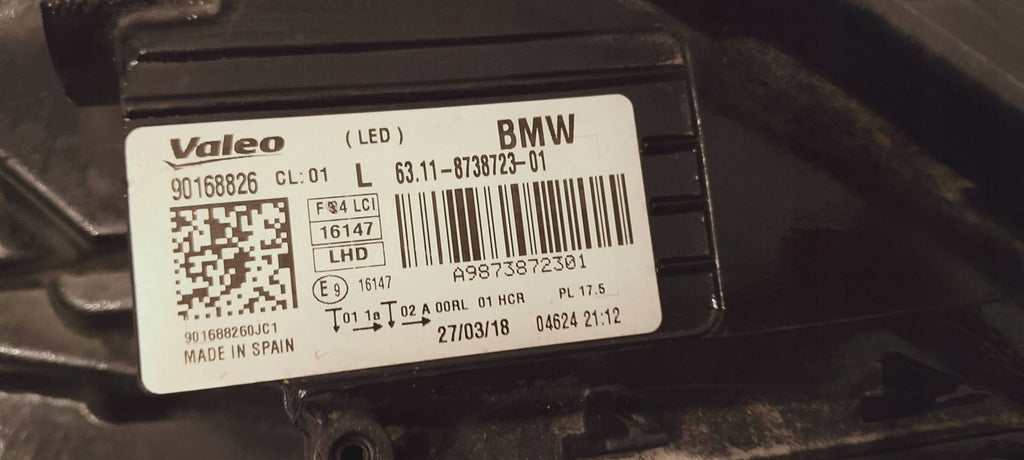 Frontscheinwerfer BMW F34 90168826 8738723-01 Links Scheinwerfer Headlight SCH8662253017qo