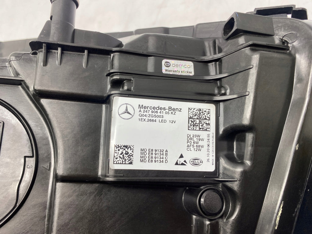 Frontscheinwerfer Mercedes-Benz W247 A2479064105 Links Scheinwerfer Headlight SCH1657143421vl