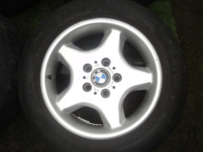 4x Alufelge 16 Zoll 7.0" 5x120 20ET Glanz Weiß BMW Rim Wheel FEL4567017364za