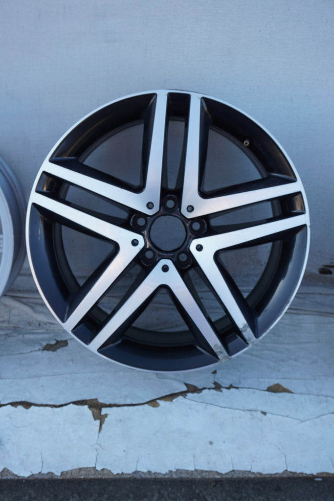 1x Alufelge 19 Zoll 8.0" 5x112 52ET Glanz Schwarz A4474014500 Mercedes-Benz FEL7046297790tj