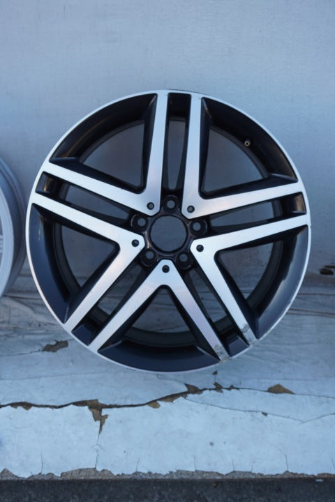 1x Alufelge 19 Zoll 8.0" 5x112 52ET Glanz Schwarz A4474014500 Mercedes-Benz FEL7046297790tj