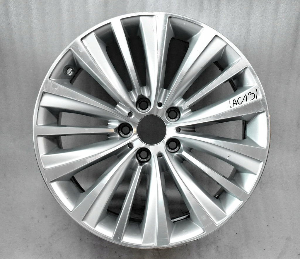 1x Alufelge 19 Zoll 9.5" 5x120 39ET Glanz Silber 6859878 BMW 7 F01 F02 F03 F07 FEL8446916589xx