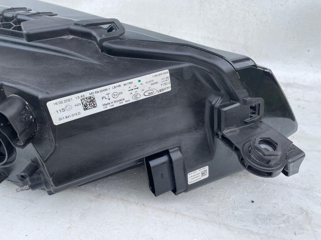 Frontscheinwerfer Skoda Superb III 3V1941015D LED Links Scheinwerfer Headlight