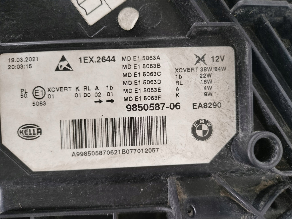 Frontscheinwerfer BMW 5 G31 G30 9850587-06 LED Links Scheinwerfer Headlight SCH7991816224jp