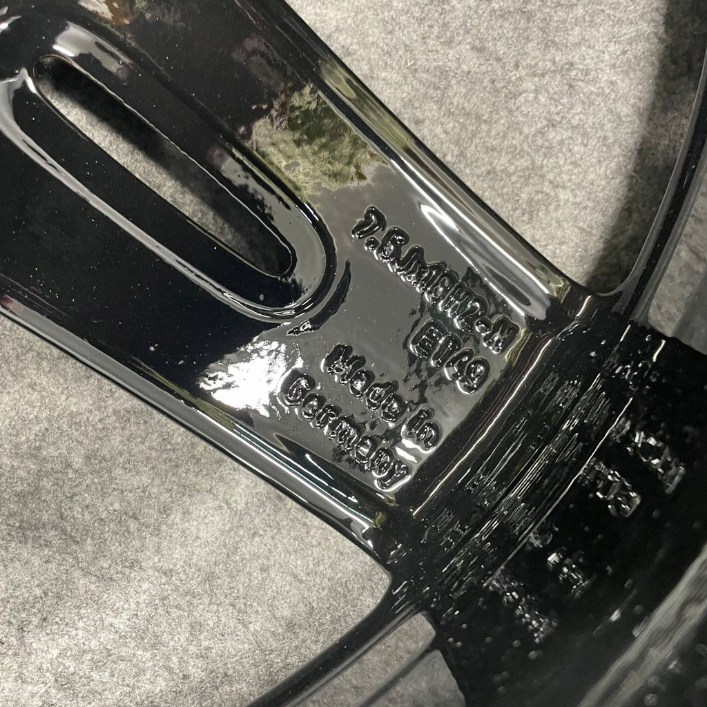 4x Alufelge 18 Zoll 7.5" 5x112 49ET Glanz Schwarz A1774010700 Mercedes-Benz Cla FEL9497353241ms