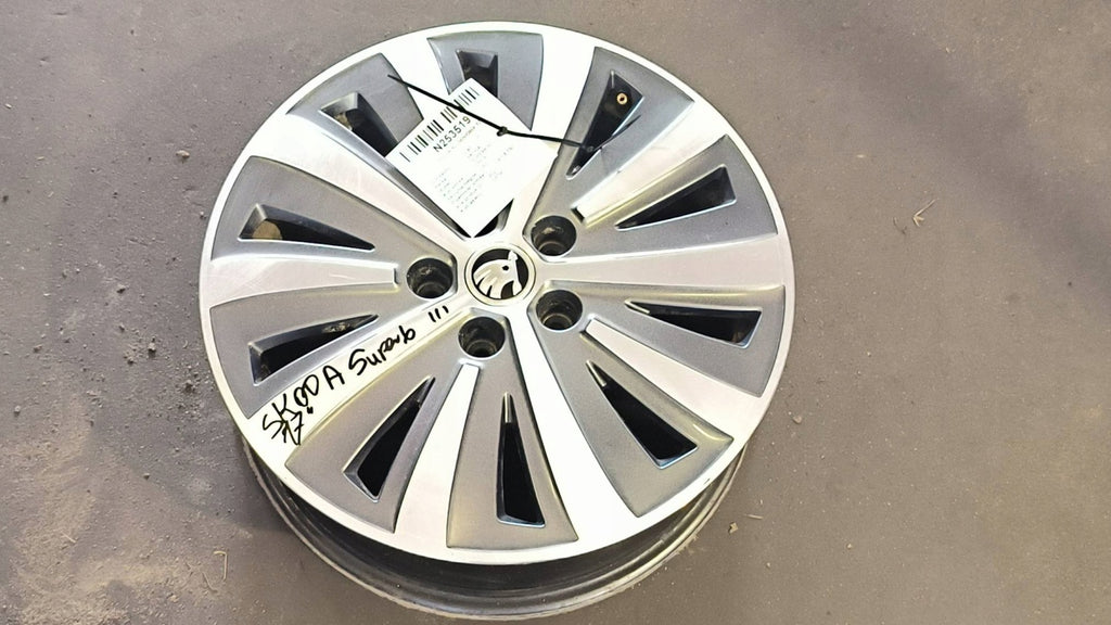 1x Alufelge 17 Zoll 6.5" 5x112 Skoda Superb Iii Rim Wheel FEL5729220887fx