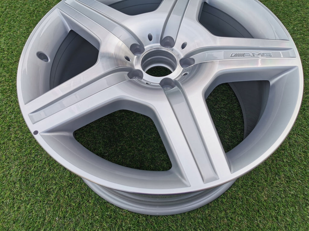 1x Alufelge 19 Zoll 9.5" 5x112 46ET Glanz Silber A1644011902 Mercedes-Benz Amg FEL5294078780ej