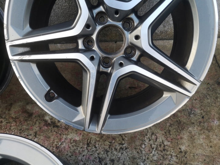 1x Alufelge 18 Zoll 8.0" 5x112 43ET A2134016300 Mercedes-Benz W213 Rim Wheel FEL9858954684lz