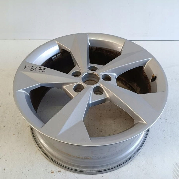 1x Alufelge 18 Zoll 8.0" 5x112 46ET Glanz Silber 8Y0601025J Audi A3 Rim Wheel FEL6970584855ht