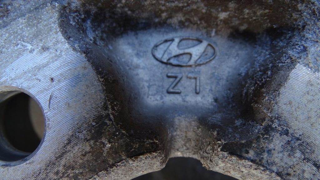 1x Alufelge 15 Zoll 6.0" 4x100 47ET Glanz Grau 52910-C8800 Hyundai I10 Mg