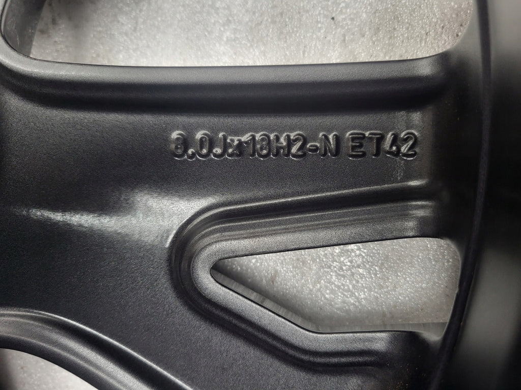 1x Alufelge 18 Zoll 8.0" 5x108 42ET Glanz Schwarz 31471482 Volvo S60 V60 FEL4415456697ln