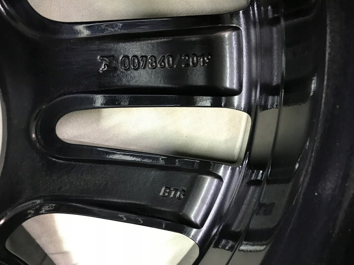 1x Alufelge 17 Zoll 8.0" 5x112 49 5ET Glanz Schwarz A2064016100 Mercedes-Benz FEL2252822712kr