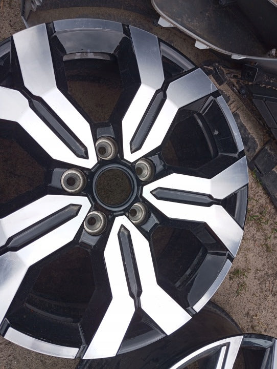 1x Alufelge 17 Zoll 6.5" 5x114.3 50ET Glanz Schwarz 403000531R Dacia Duster FEL3580866154ls
