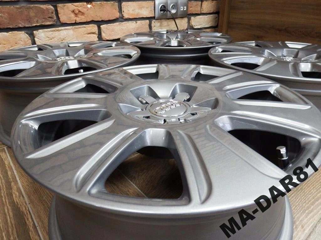 4x Alufelge 16 Zoll 6.5" 5x112 33ET Glanz Grau 8U0601025Q Audi Q3 Rim Wheel FEL9059625900og