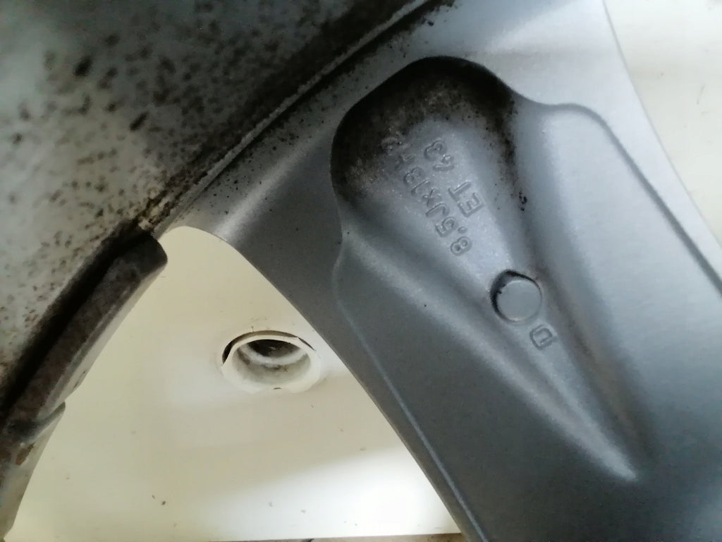 1x Alufelge 18 Zoll 8.5" 5x112 43ET A2214015102 Mercedes-Benz Rim Wheel