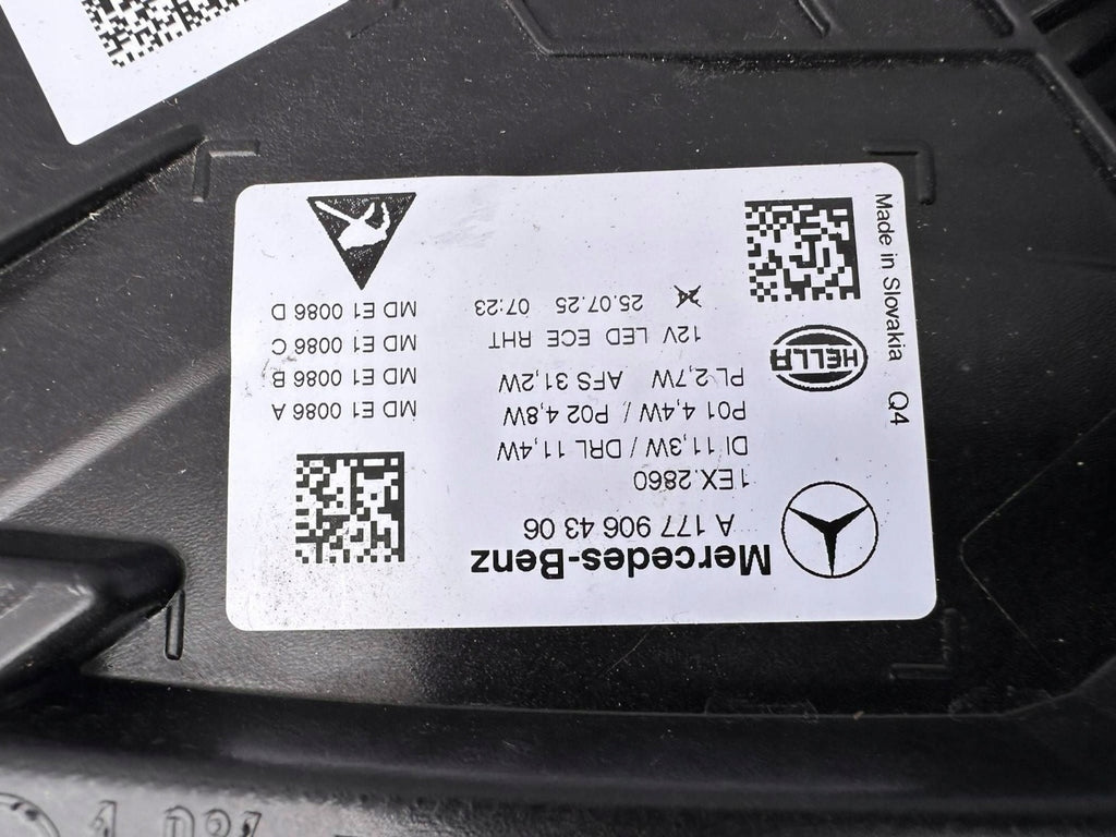 Frontscheinwerfer Mercedes-Benz A1779064306 Links Scheinwerfer Headlight SCH8098630705xv