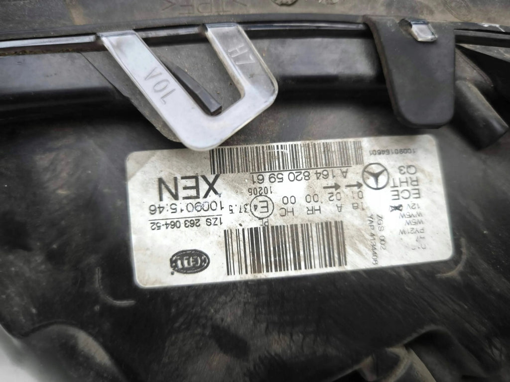 Frontscheinwerfer Mercedes-Benz W164 A1648205961 Rechts Scheinwerfer Headlight SCH2861140844pt