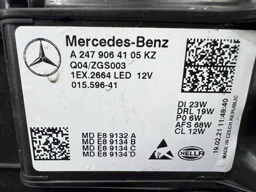 Frontscheinwerfer Mercedes-Benz Gla H247 A2479064105 Links Headlight SCH8083857363ya